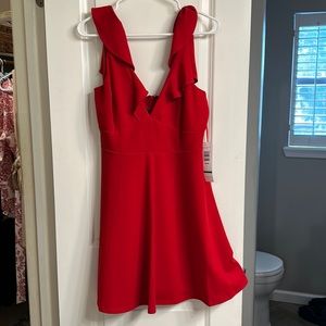Red dress